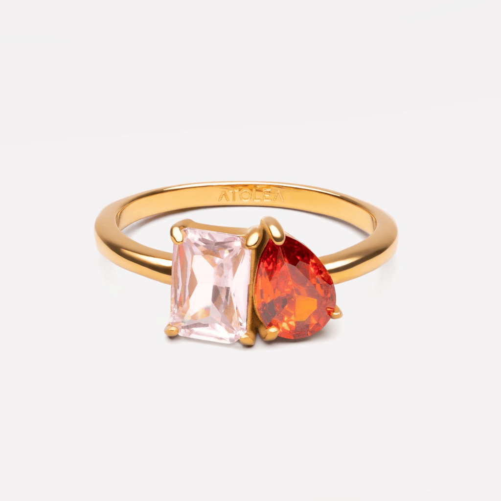 Toi et Moi Birthstone Ring