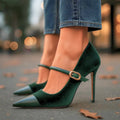 ARIETTE VELVET HEELS