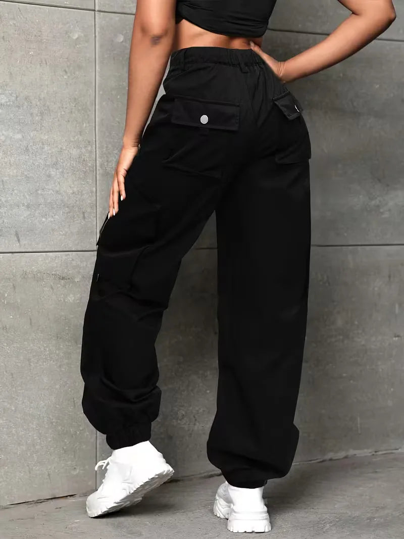 Women's Winter Cargo Pants, Wide Fit