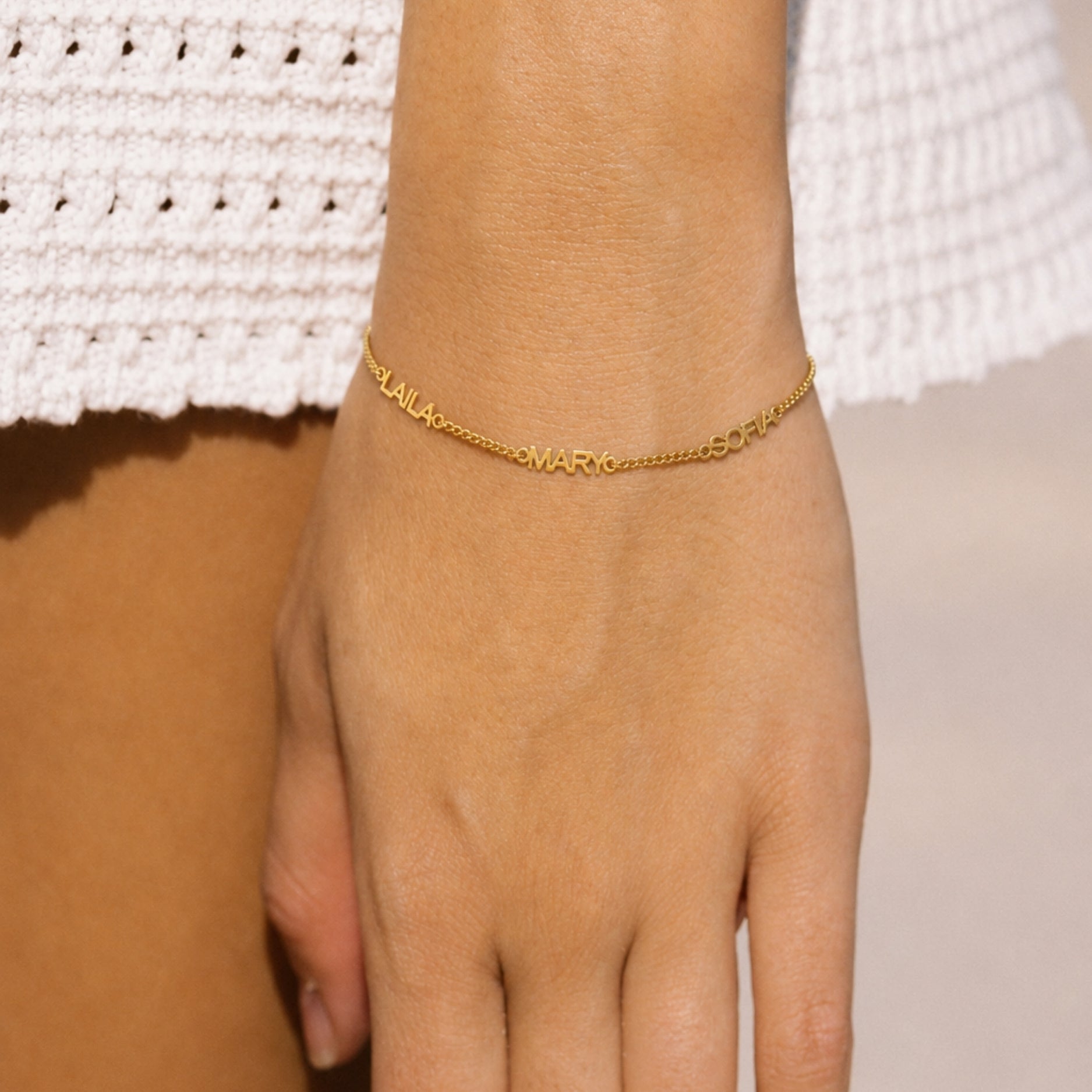 Bold Name Bracelet