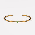 Thin Emerald Cuff