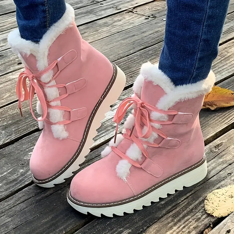 Women's Winter Snow Boots, Faux-Fur Lined