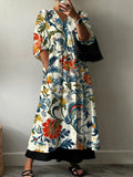 Carol | Elegant Floral Printed Dress