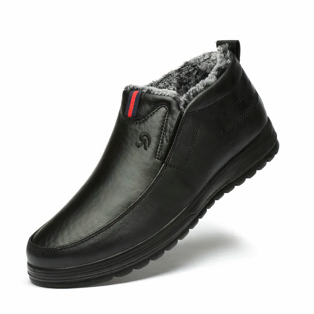 Men's Winter Slip-On Boots, Warm Lining