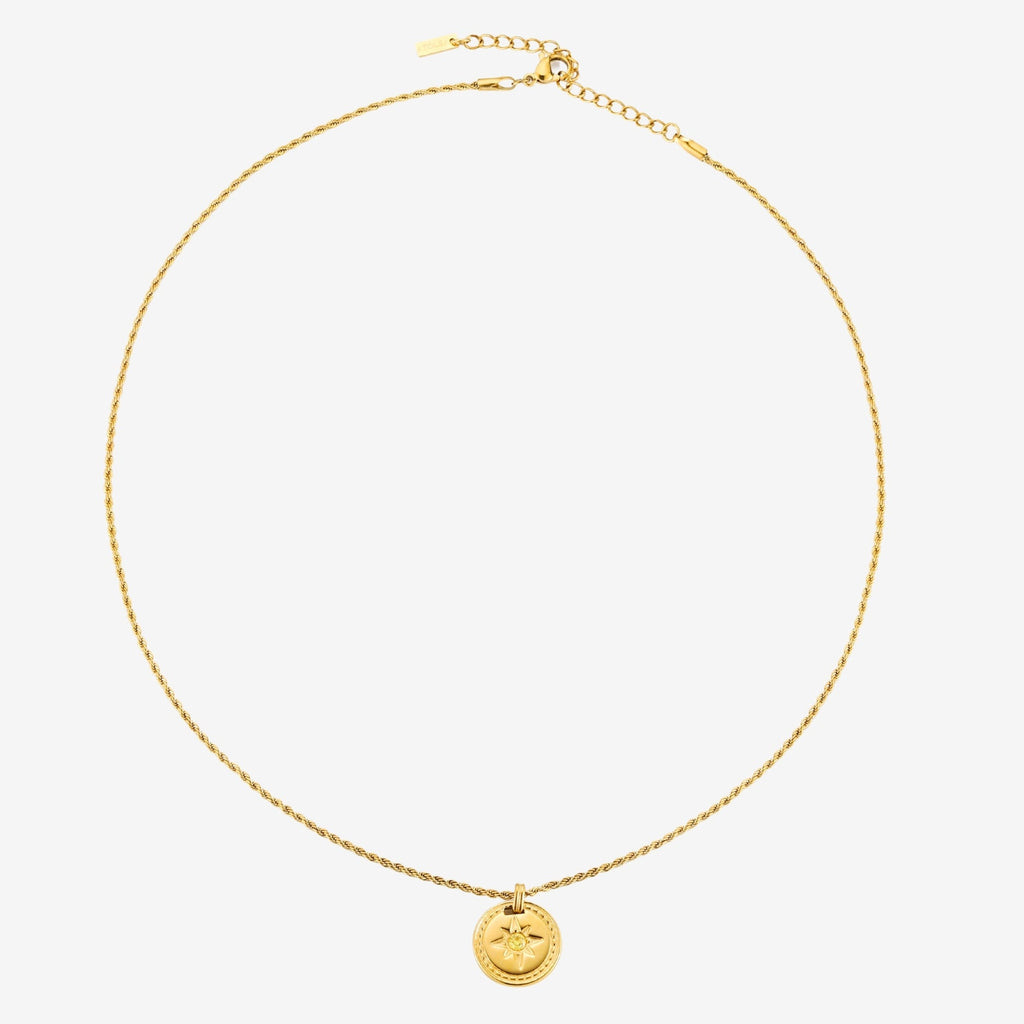 Golden Compass Necklace