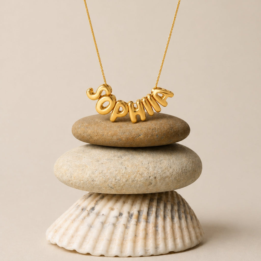 Bubble Name Necklace