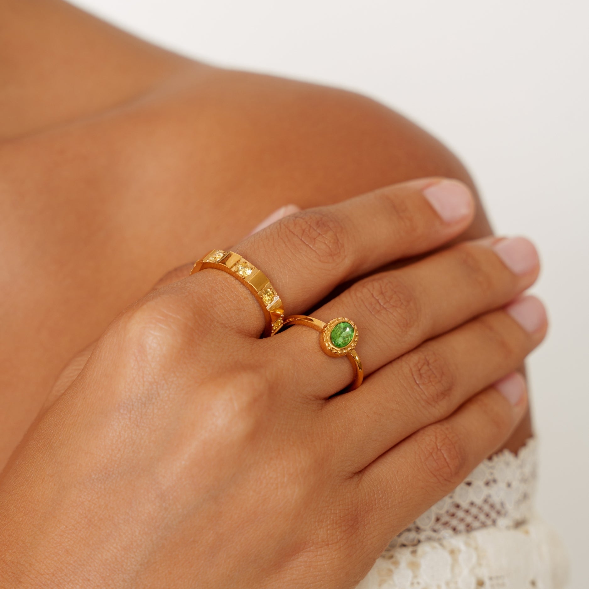 Lemon Band Ring