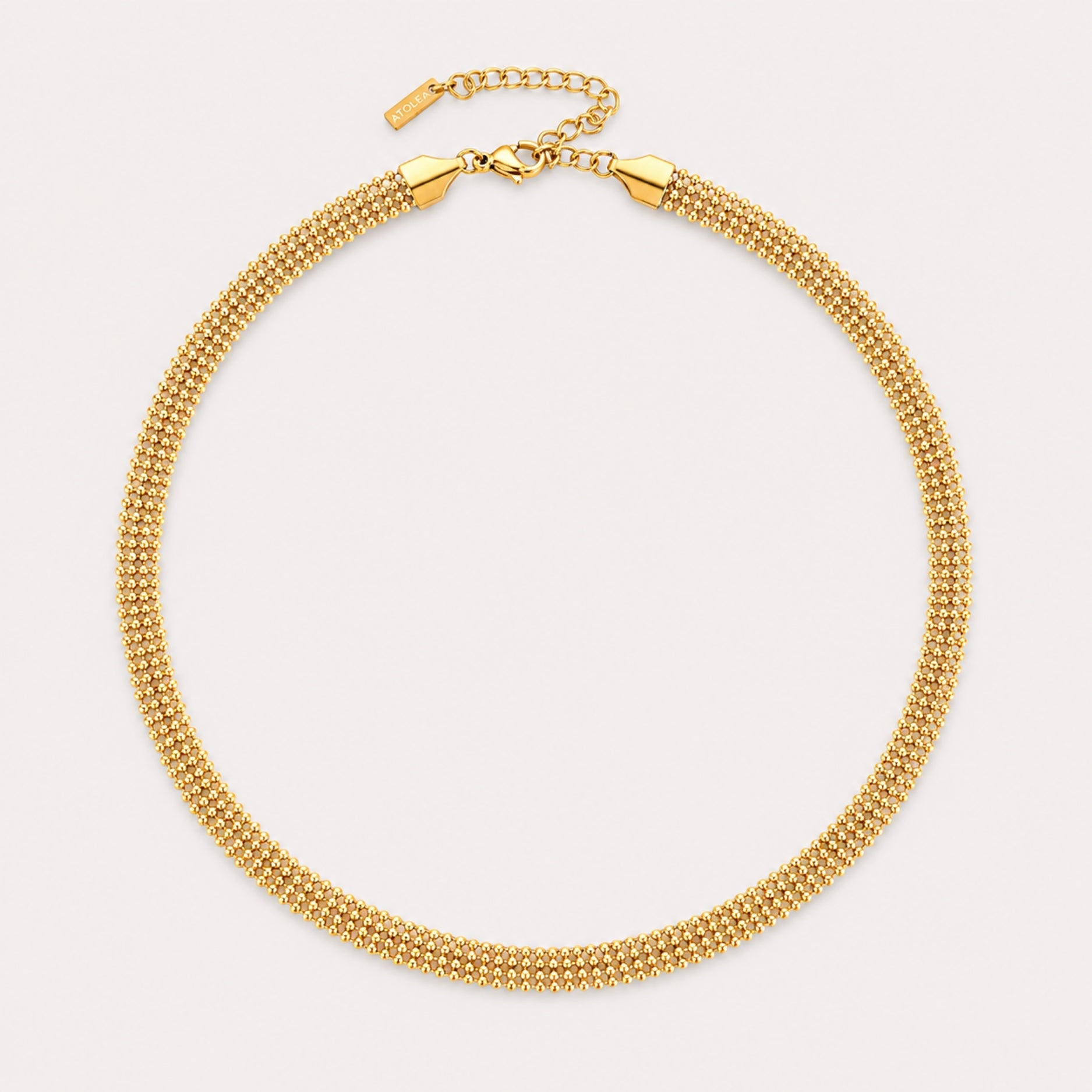 Golden Mesh Choker