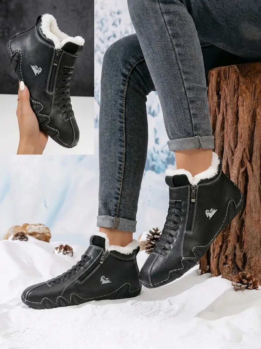 Women's Winter Ankle Boots, Comfort Fit