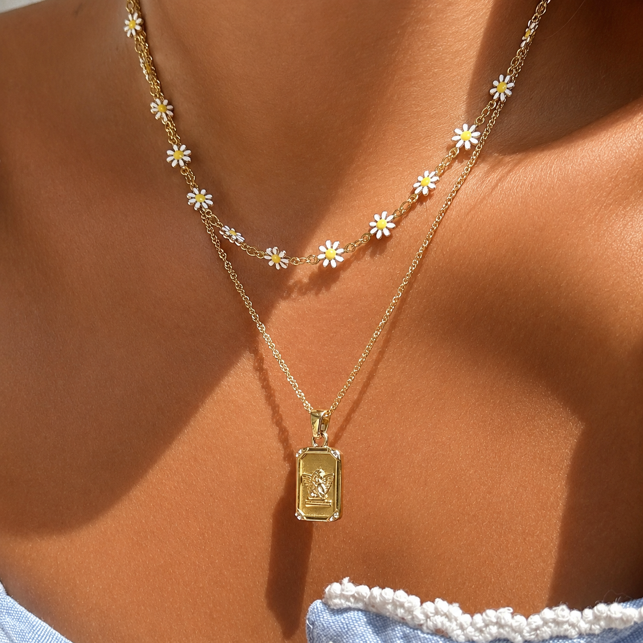 Sunflower Necklace