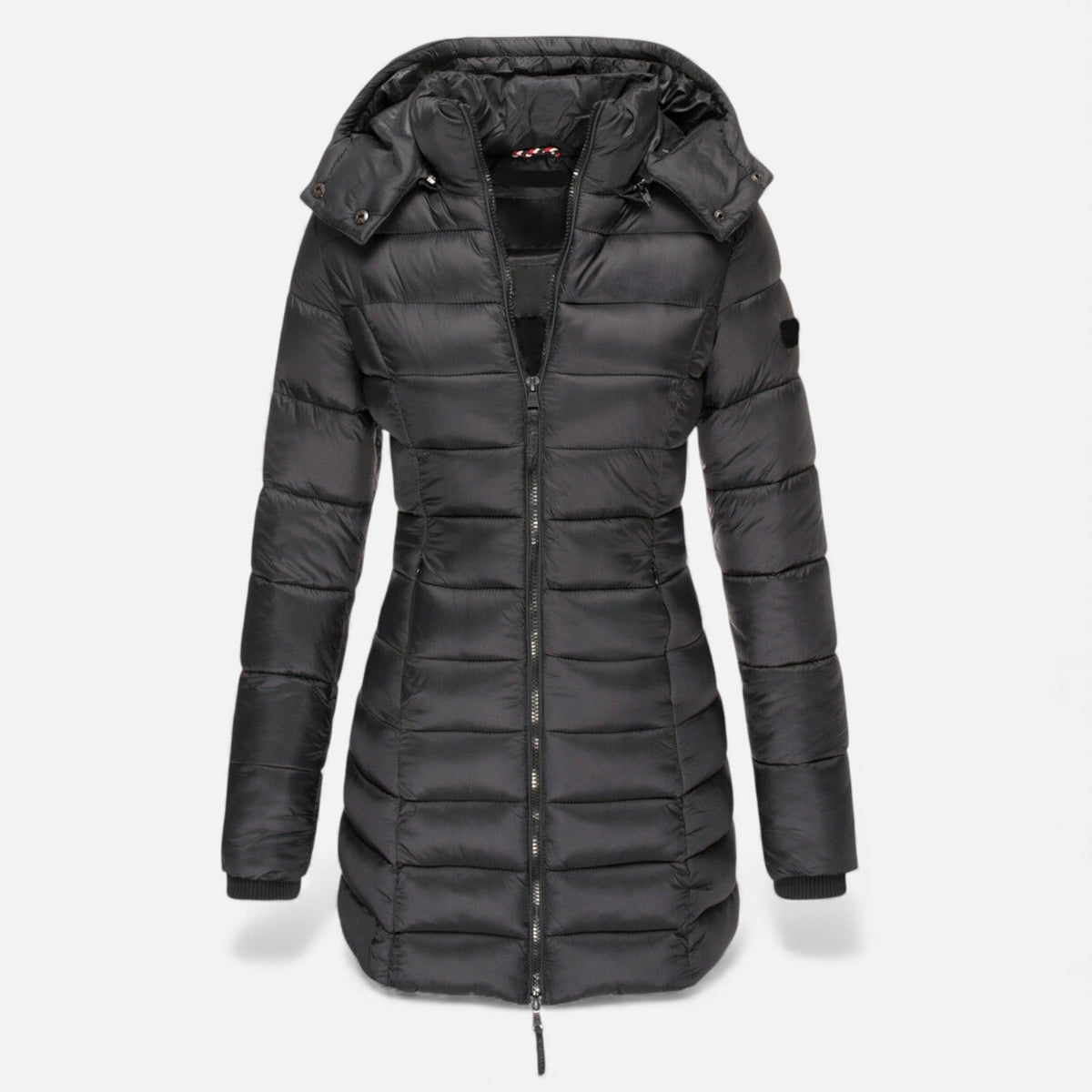 Valmonti Women's Winter Puffer Jacket, Quilted Mid-Length
