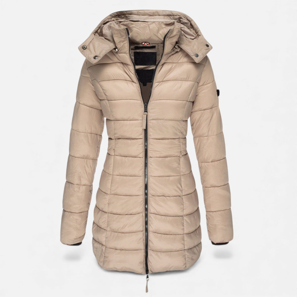 Valmonti Women's Winter Puffer Jacket, Quilted Mid-Length