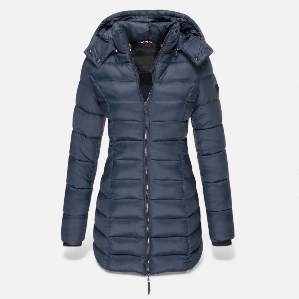 Valmonti Women's Winter Puffer Jacket, Quilted Mid-Length