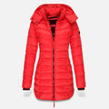 Valmonti Women's Winter Puffer Jacket, Quilted Mid-Length