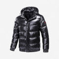 Men's Winter Quilted Puffer Jacket, Hooded