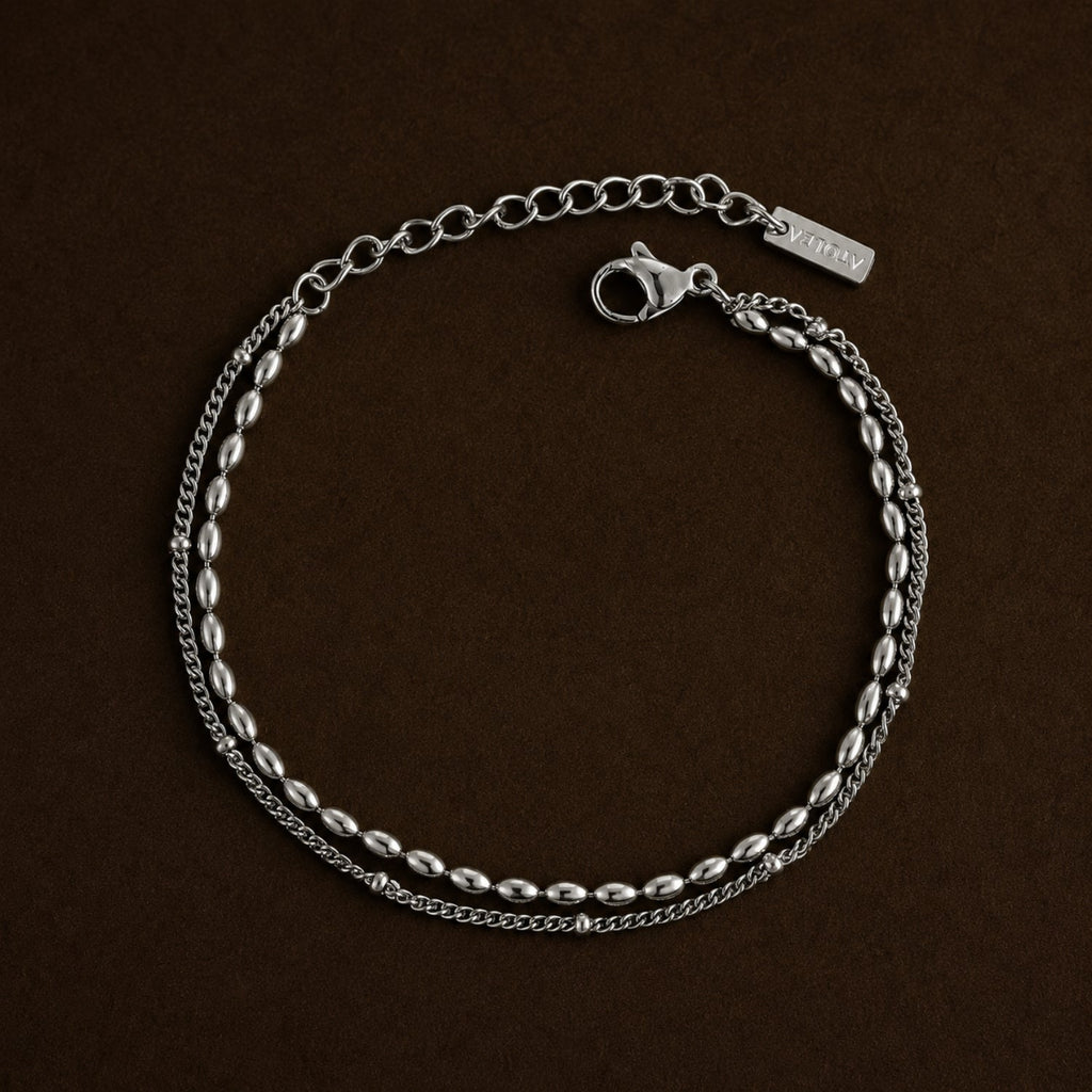 Layered Pebble Bracelet
