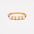 Opal Band Ring