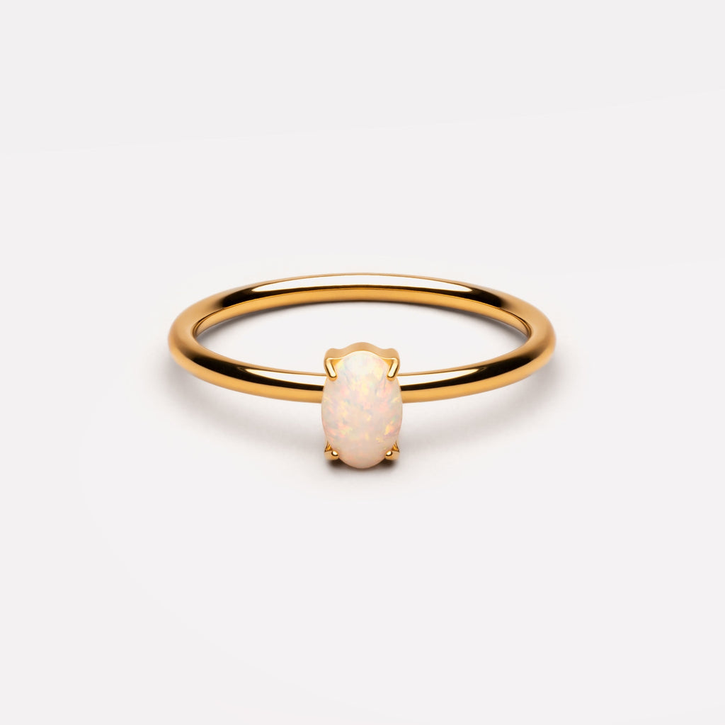 Oval Opal Ring