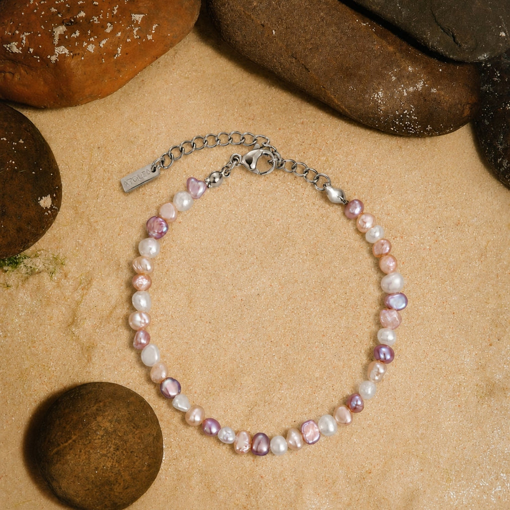 Perla Rosa Anklet
