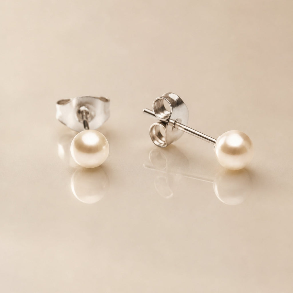 Pearl Stud Earrings