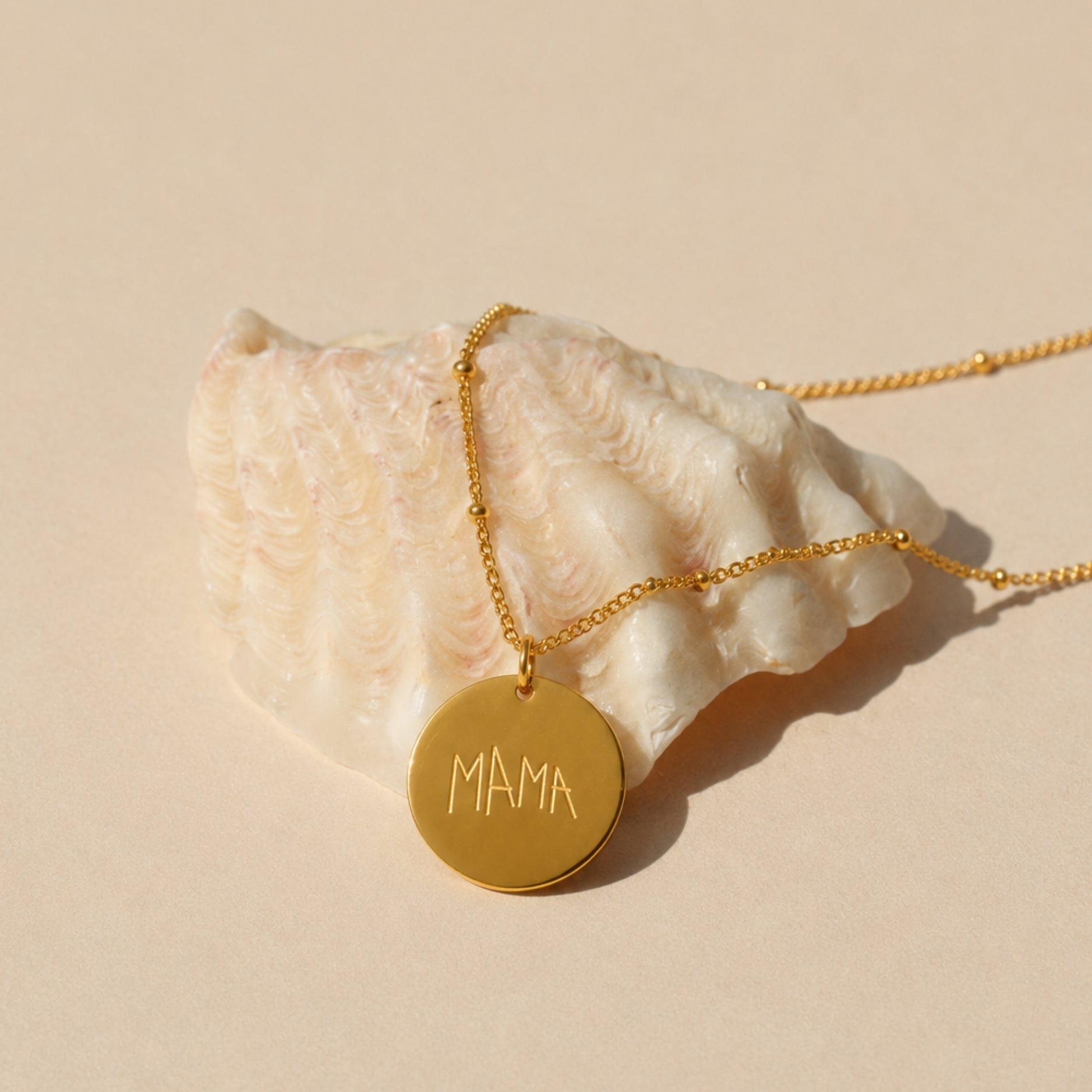Drawing Disc Necklace