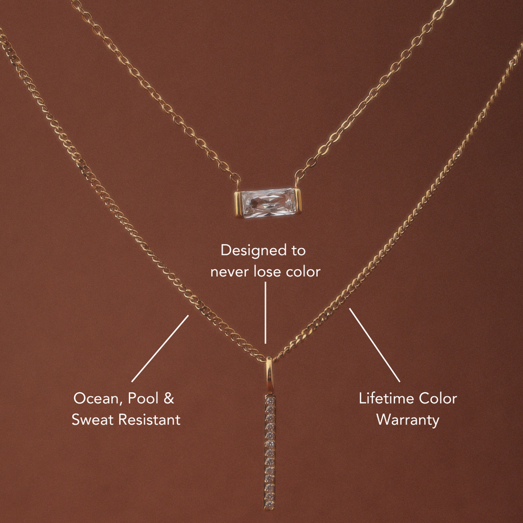 Sparkling Bar Necklace
