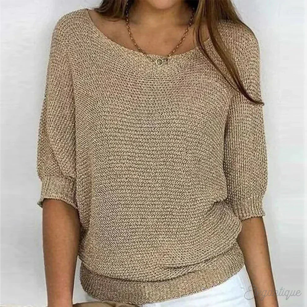 Women's Knitted Sweater - Soft Knit