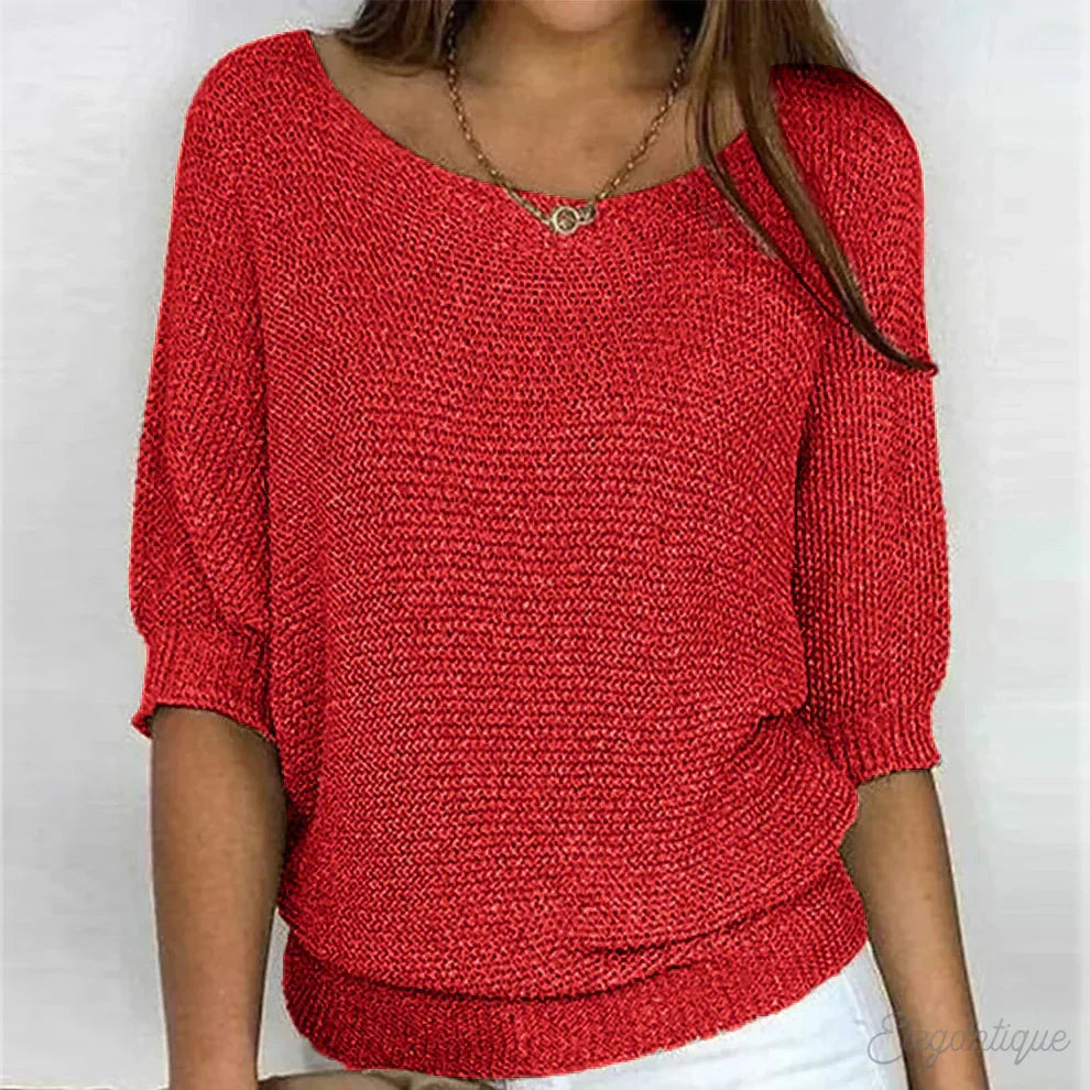 Women's Knitted Sweater - Soft Knit